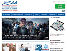 Tablet Screenshot of mymsaa.org